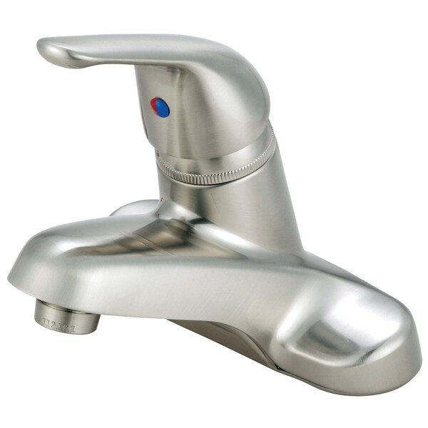 4" Centerset Bathroom Faucet, Brushed Nickel